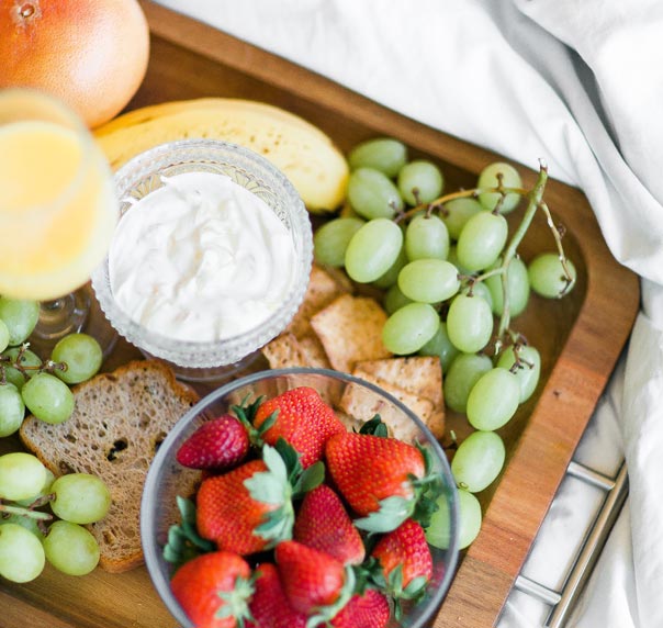 Fruit & Bread tray