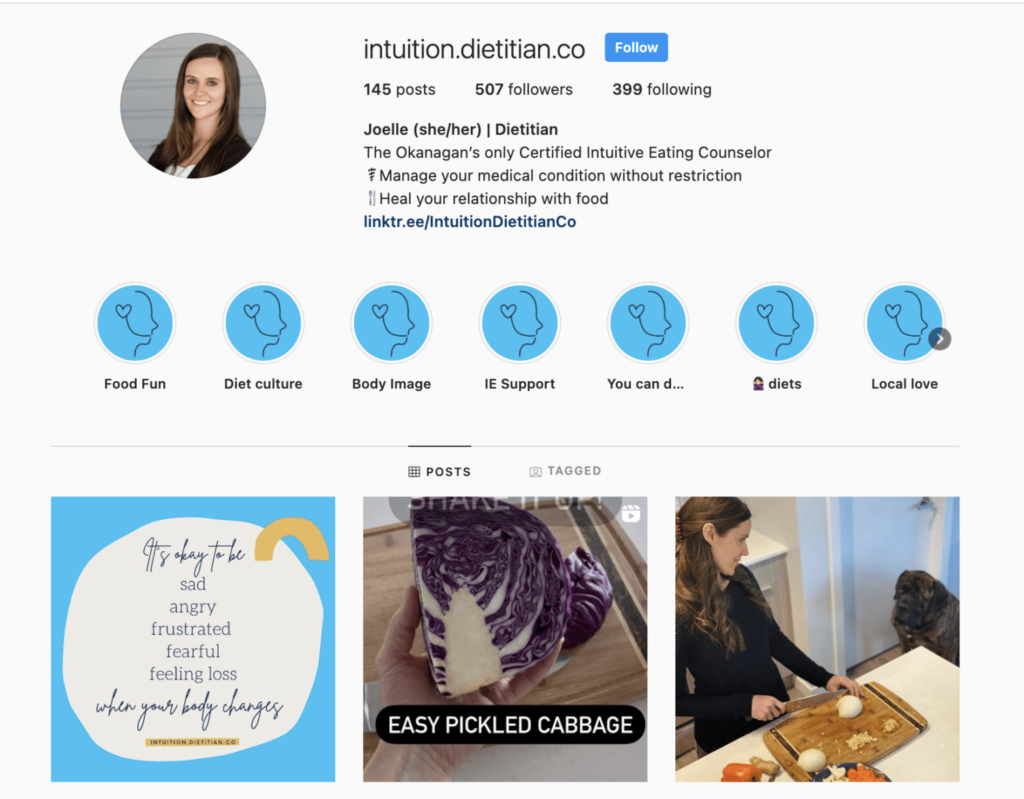 Intuitive eating as well as medical nutrition therapy