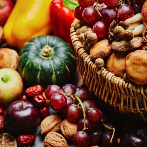 Fall Fruits and Vegetables