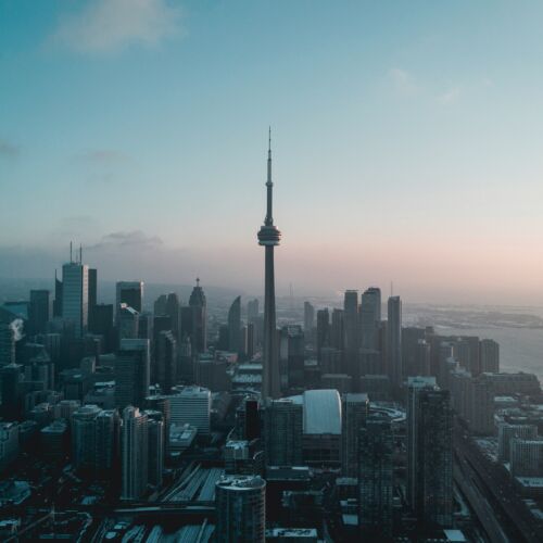 Professional photo of the Toronto skyline.