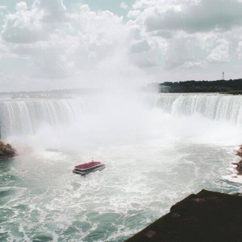 Photo of Niagara Falls in Ontario Canada.